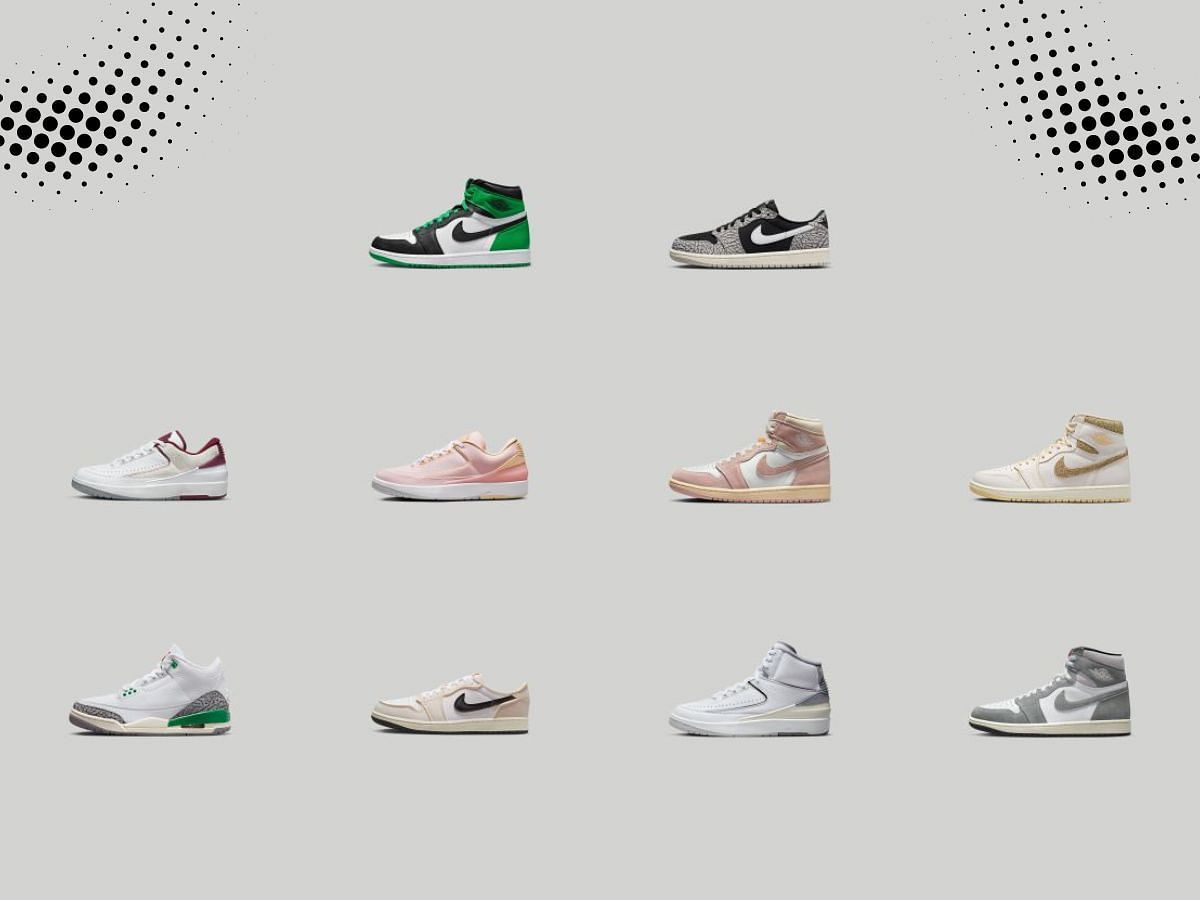 Every Nike Air Jordan Retro sneaker releasing in Summer 2023 (Image via Sportskeeda)