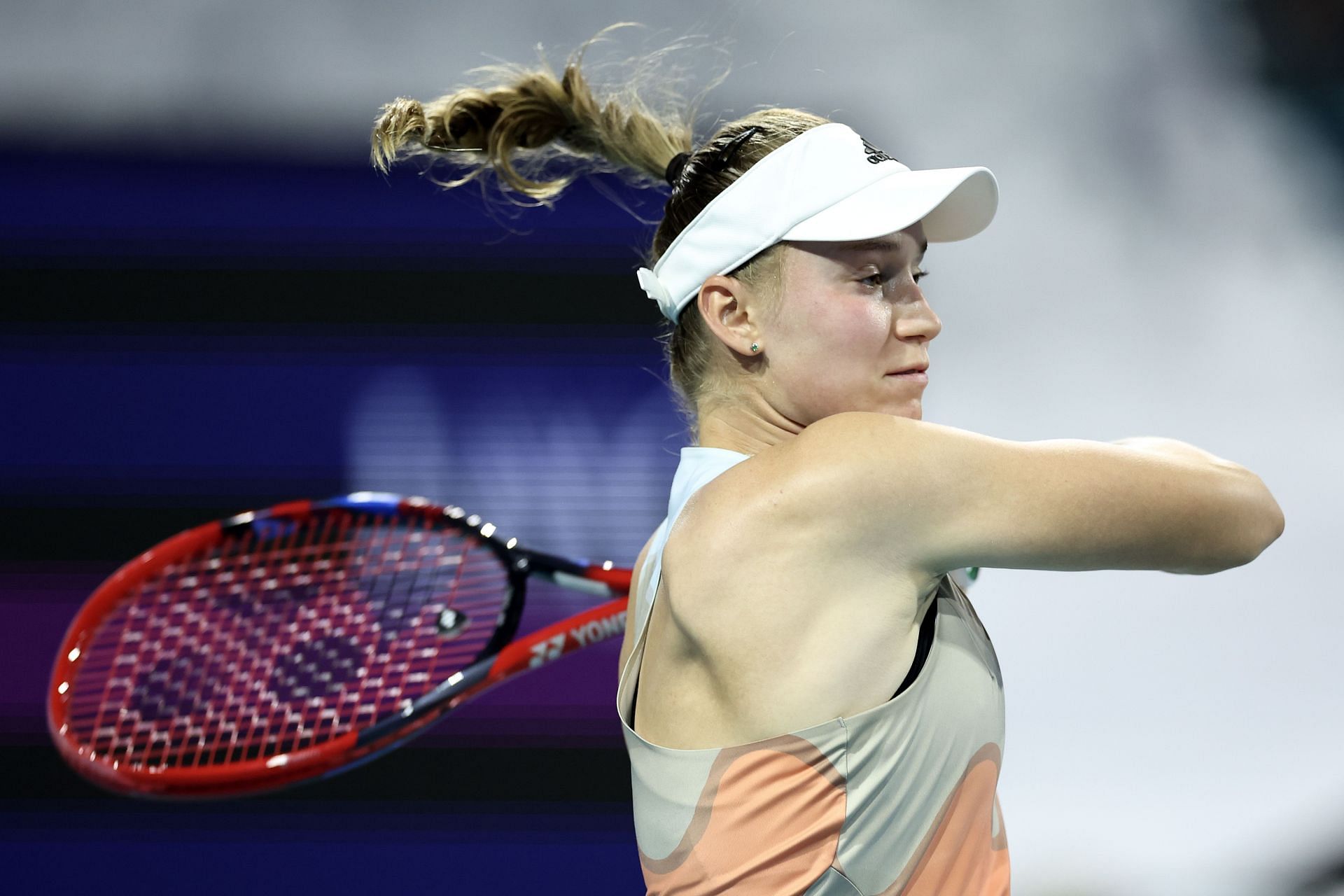 Elena Rybakina during the 2023 Miami Open