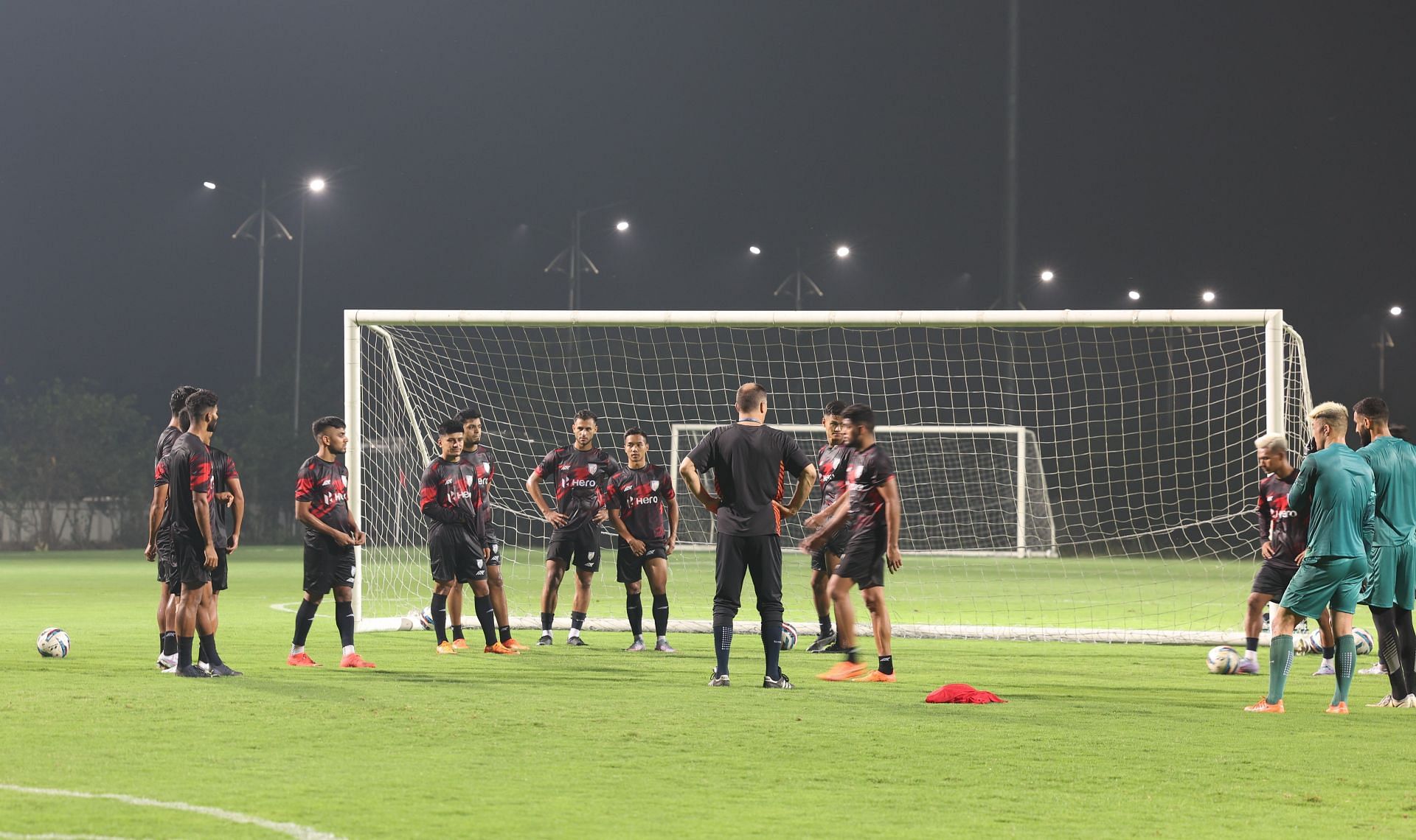 Indian players training during the national camp in Kolkata. (Image Courtesy: AIFF Media)