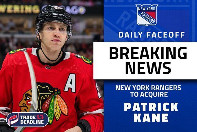 Patrick Kane trade: Chicago Blackhawks send superstar winger to New York  Rangers - ABC7 Chicago