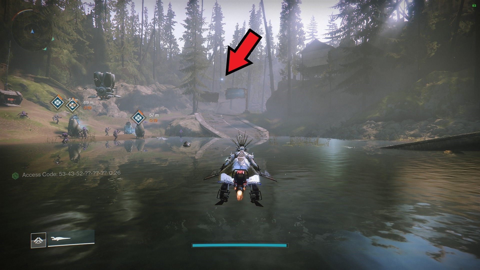 Fourth node location in EDZ (Image via Destiny 2)