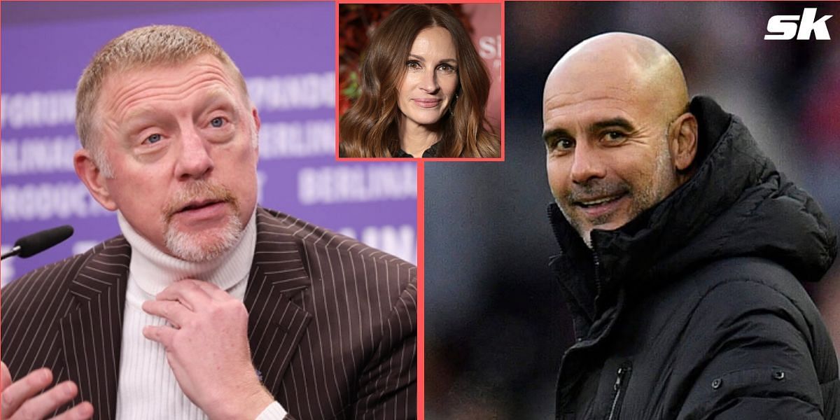 Boris Becker reacts to Pep Guardiola