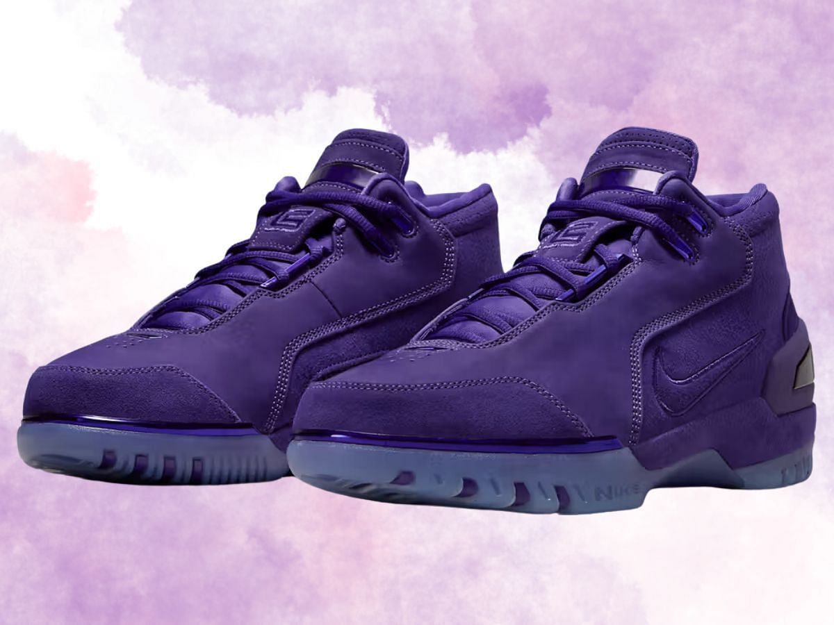 Nike Air Zoom Generation &ldquo;Purple Suede&rdquo; sneakers (Image via Sportskeeda)