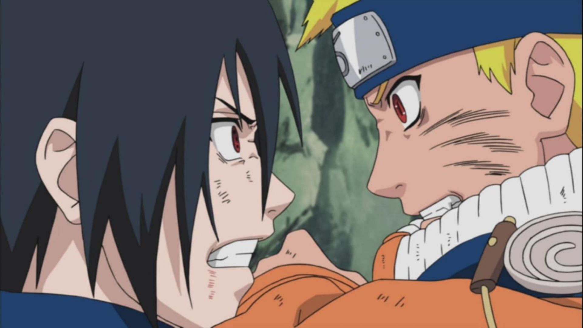 Naruto vs. Sasuke, one of the many emotional fights in Naruto (Image via Studio Pierrot)