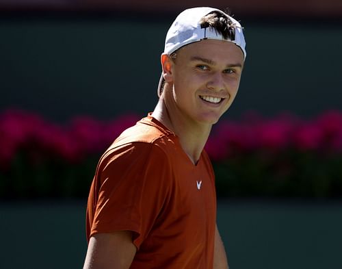 Holger Rune at the 2023 BNP Paribas Open