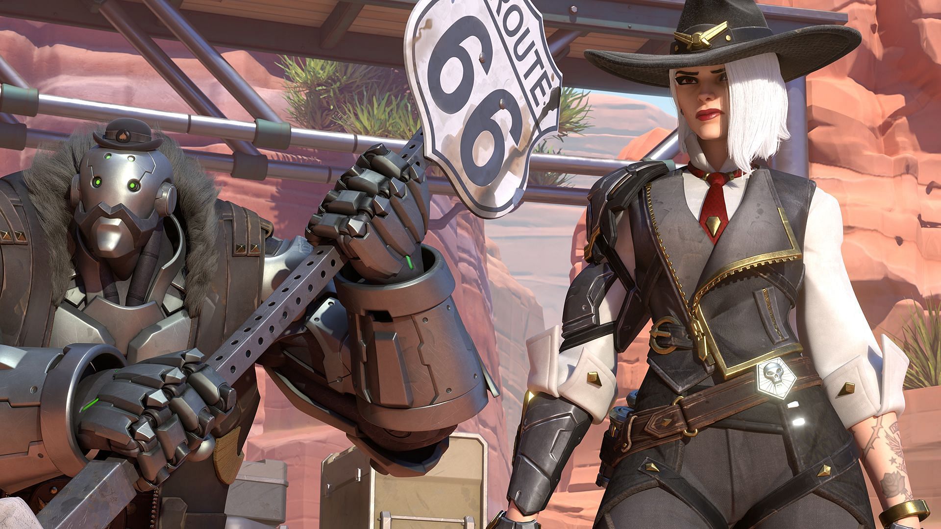 Pairing the five best heroes with Ashe, and B.O.B. (Image via Blizzard Entertainment) 