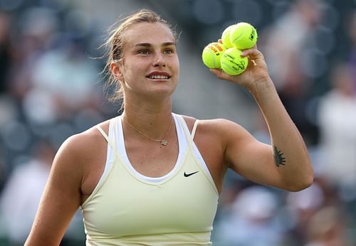 Aryna Sabalenka at the BNP Paribas Open