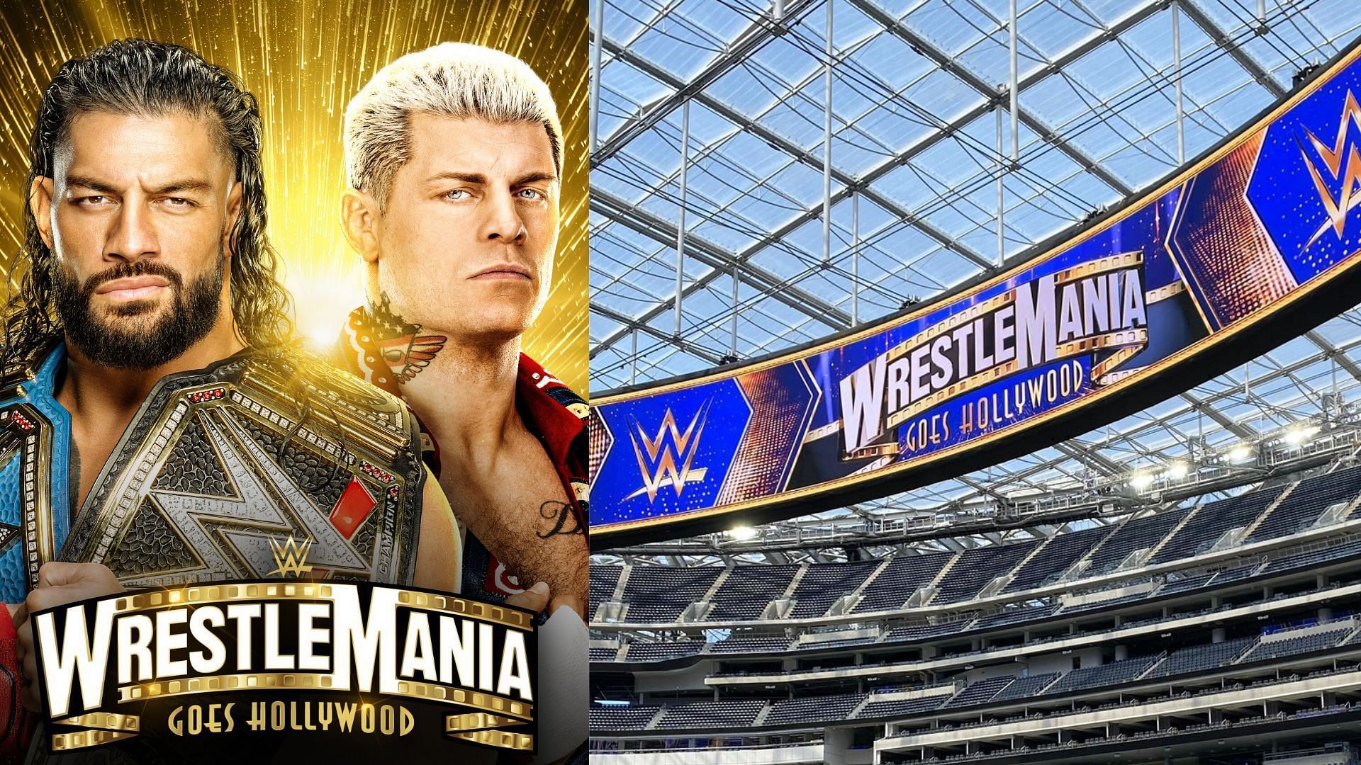 A new photo reveals an interesting set for WrestleMania 39.