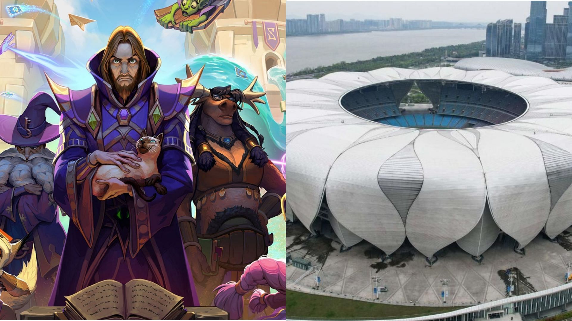 Hearthstone&rsquo;s exclusion from Asian Games 2023 will be a major disappointment for many (Images via Blizzard, IOC)