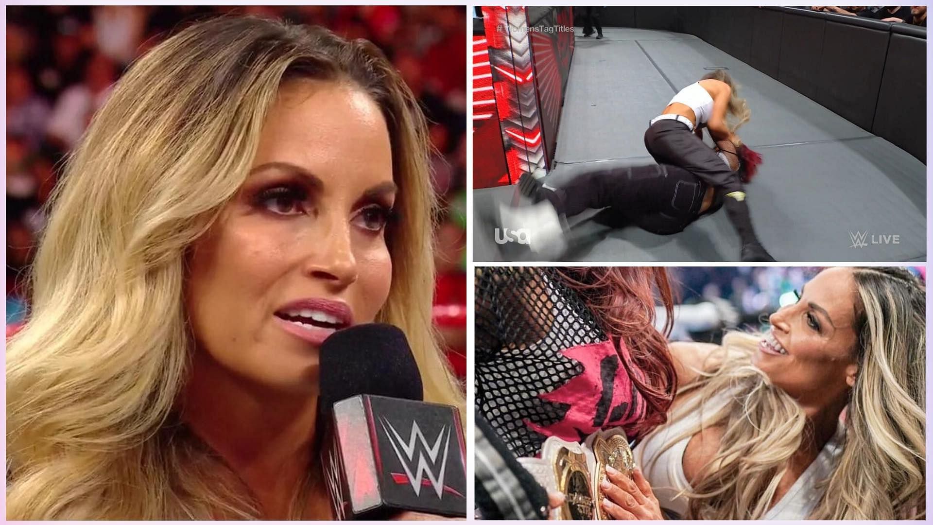 Trish Status recently returned to WWE RAW