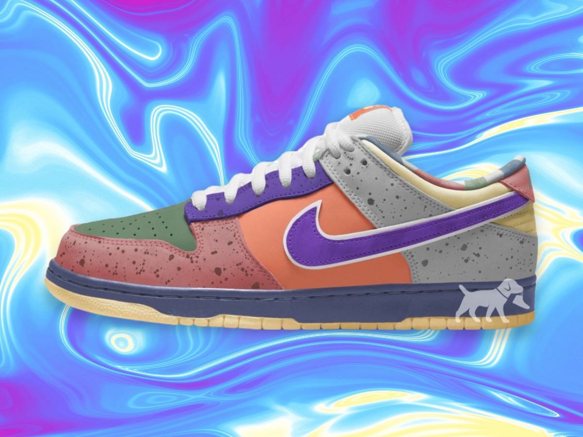 Take a closer look at the upcoming Concepts SB Dunk Low What the Lobster colorway (Image via Sole Retriever)
