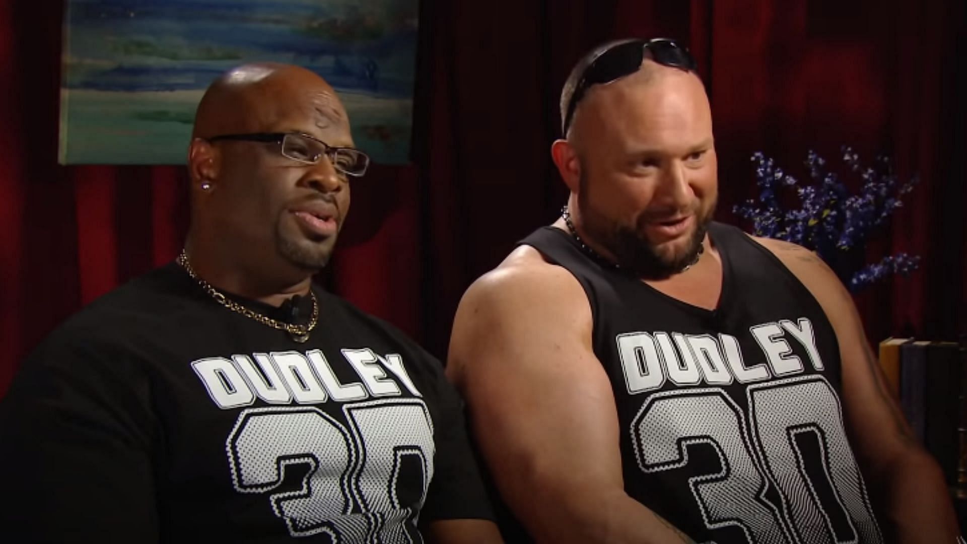 D-Von Dudley (left); Bubba Ray Dudley/Bully Ray (right)