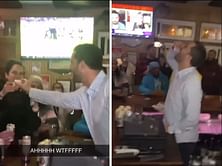 WATCH: Nick Sirianni chugs shots with Eagles fans after dispiriting Super Bowl loss
