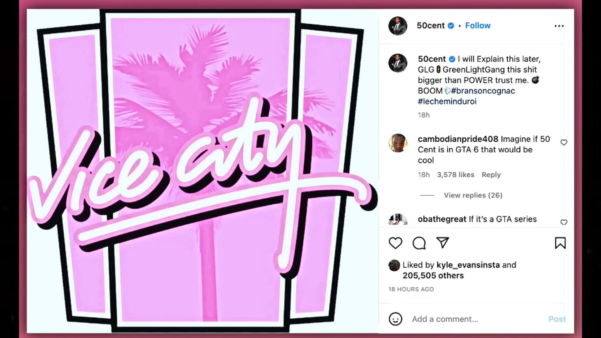 50 Cent teases possible Vice City GTA project - Video Games on