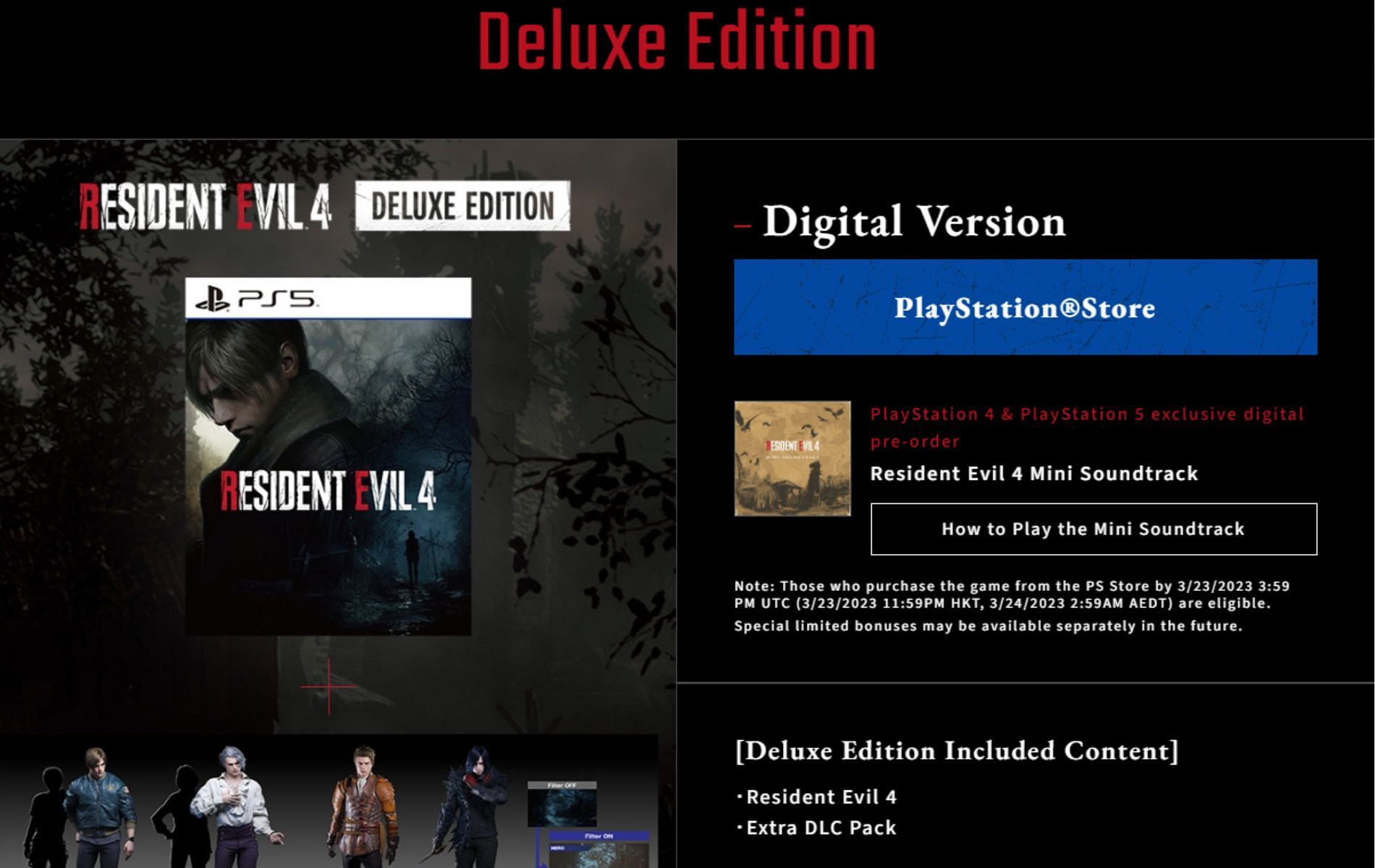 Resident Evil 4 Remake Deluxe Edition Capcom Xbox Series X, S Digital