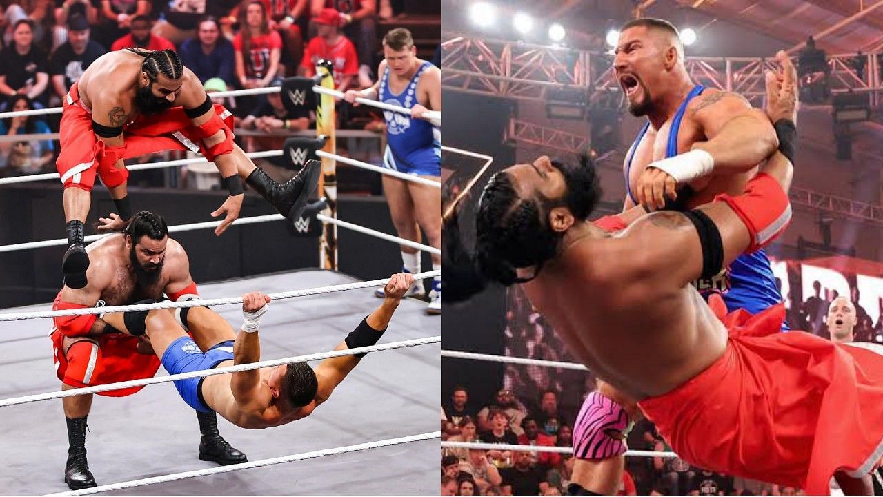 WWE NXT में जिंदर महल, वीर महान और सांगा को हार मिली