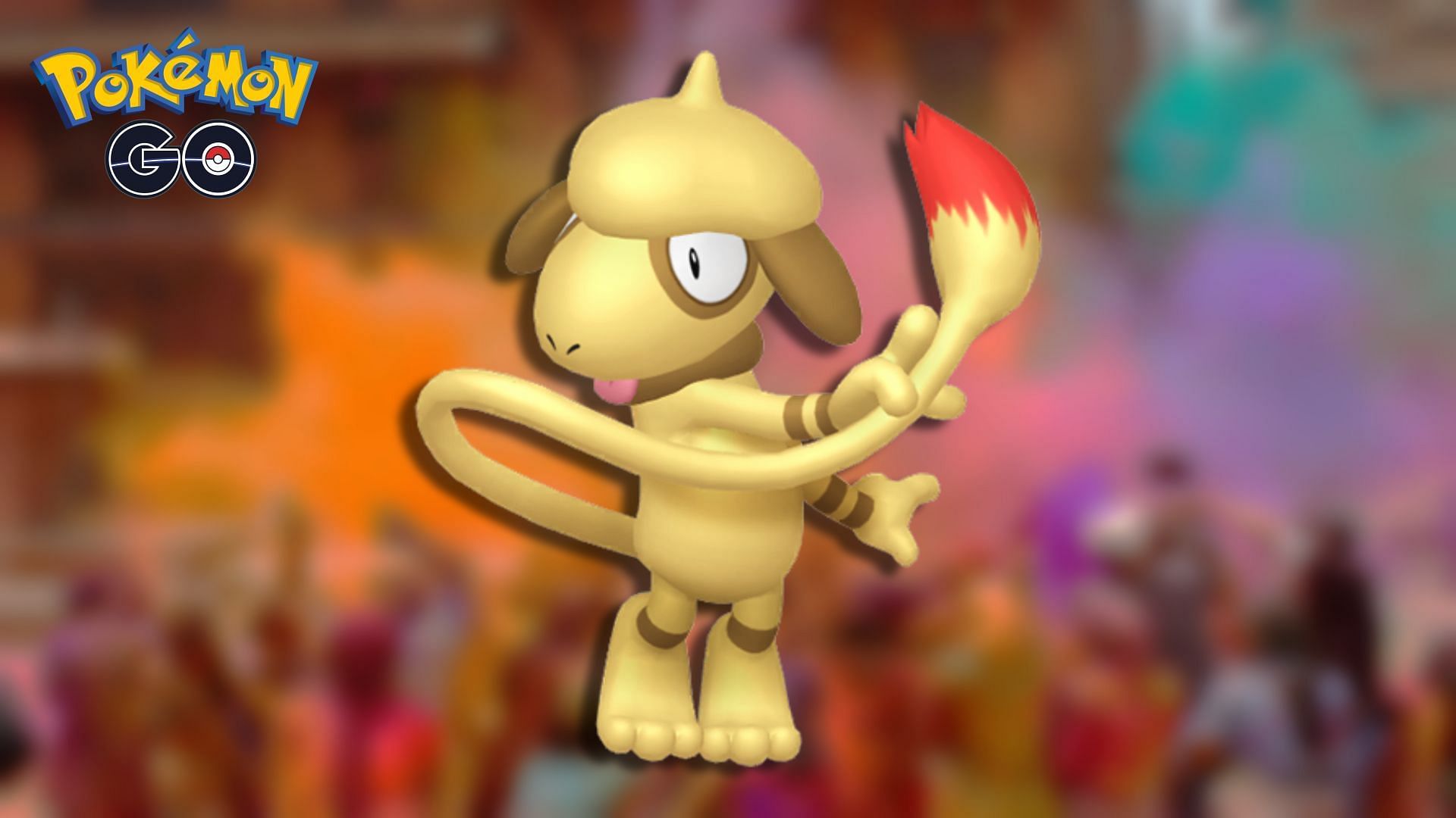 Encounter a Shiny Smeargle in Pokemon GO by taking snapshots of other pocket monsters (Image via Sportskeeda)