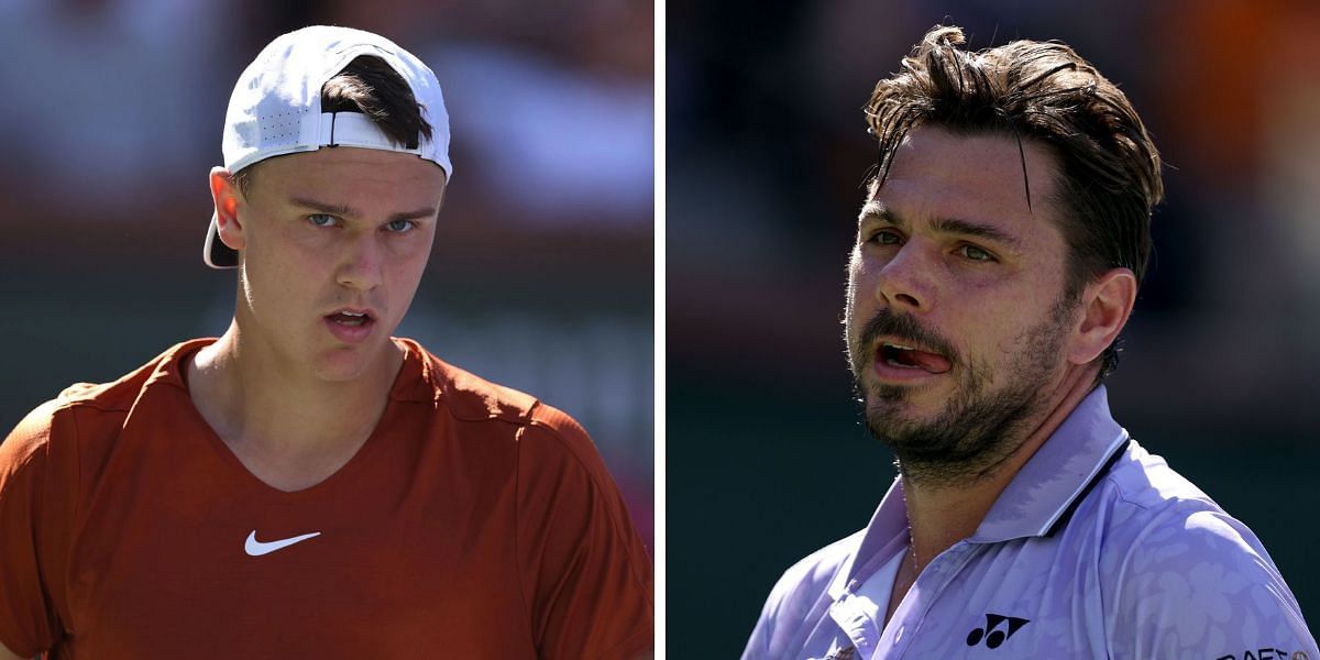 Holger Rune and Stan Wawrinka had a tense exchange at the net