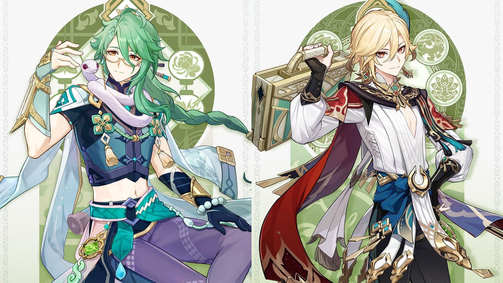 Baizhu and Kaveh will appear on version 3.6 banners (Image via HoYoverse)