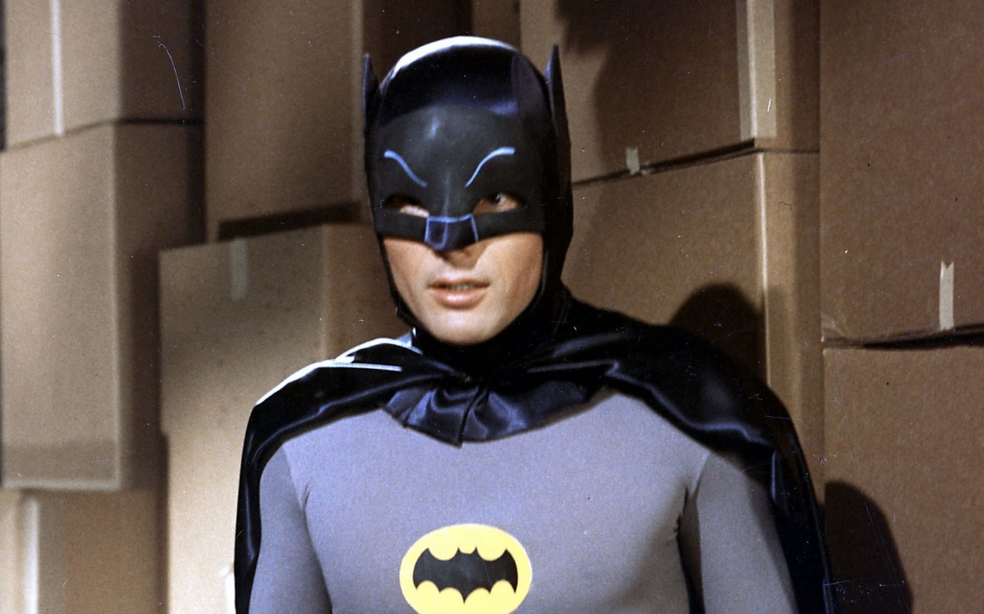 Adam West as The Dark Knight in the classic 1960s TV series (Image via Warner Bros)