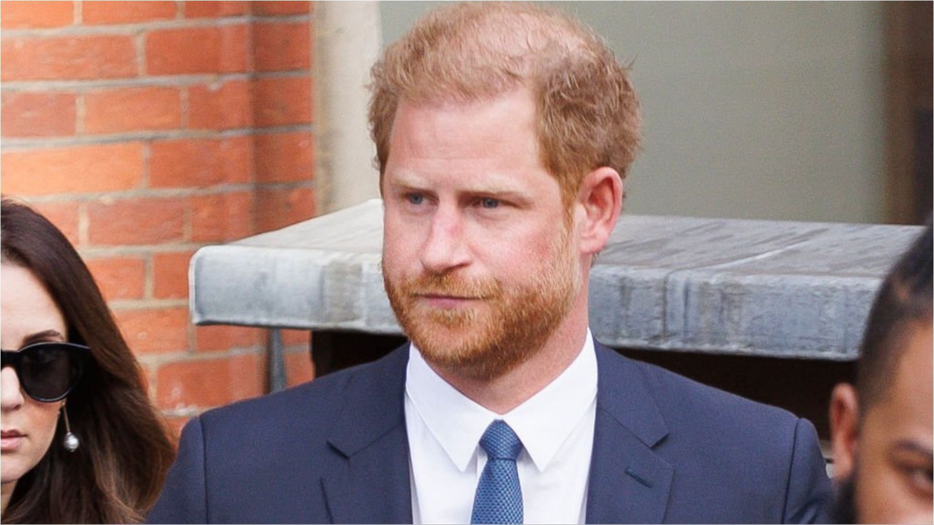 Prince Harry leaves the Royal Courts of Justice (Image via Belinda Jiao/Getty Images)