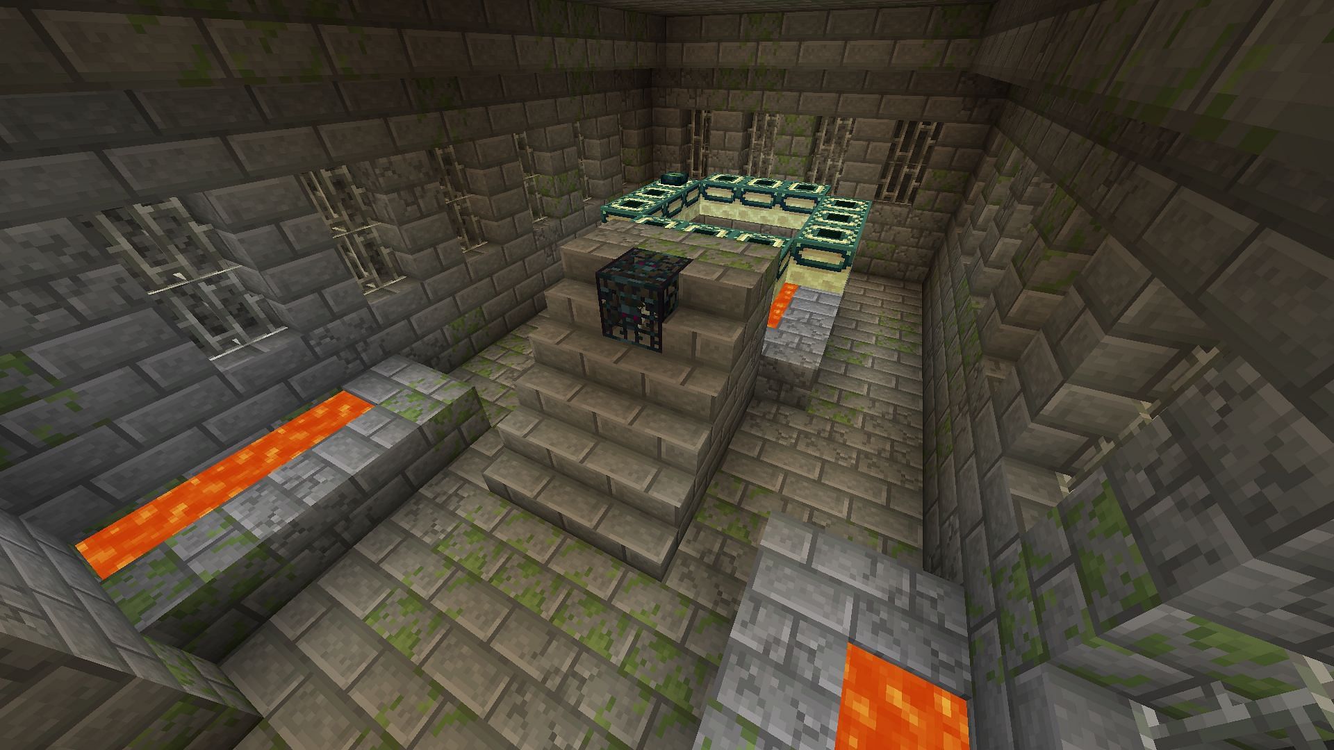 End Portals cannot be manually constructed and are only found in strongholds in Minecraft (Image via Mojang)