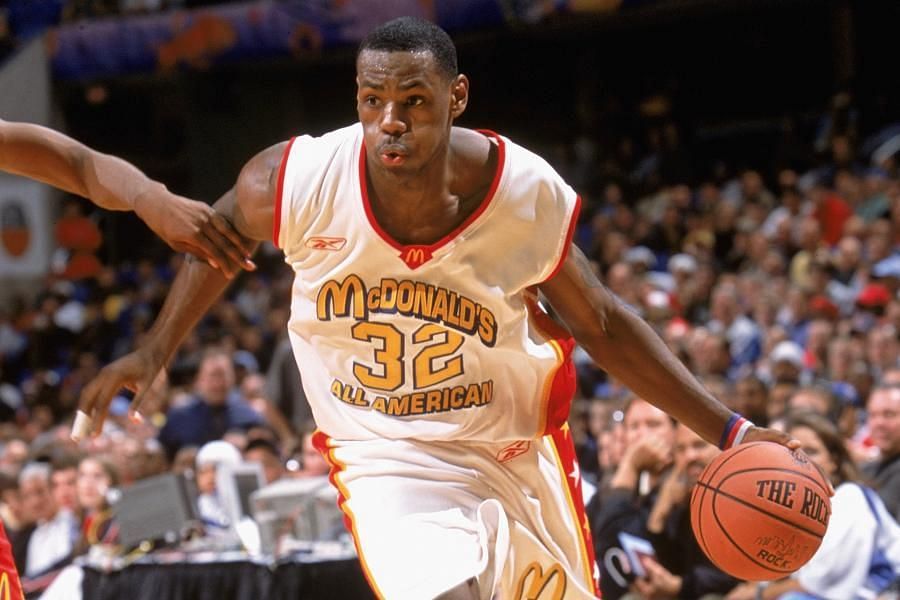 LeBron James at the 2003 All-American Dunk Contest