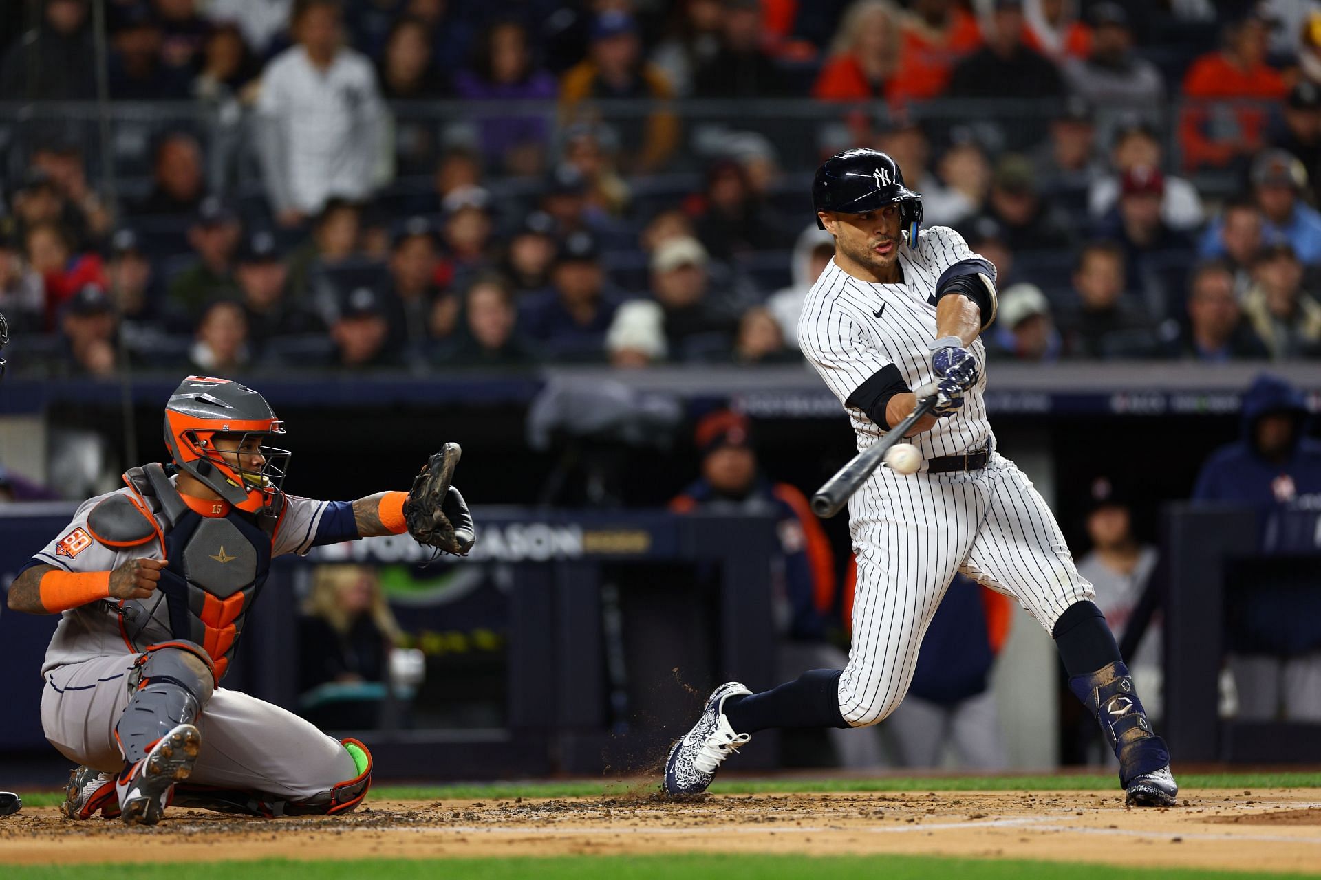 Yankees slugger Giancarlo Stanton (calf) might miss start of