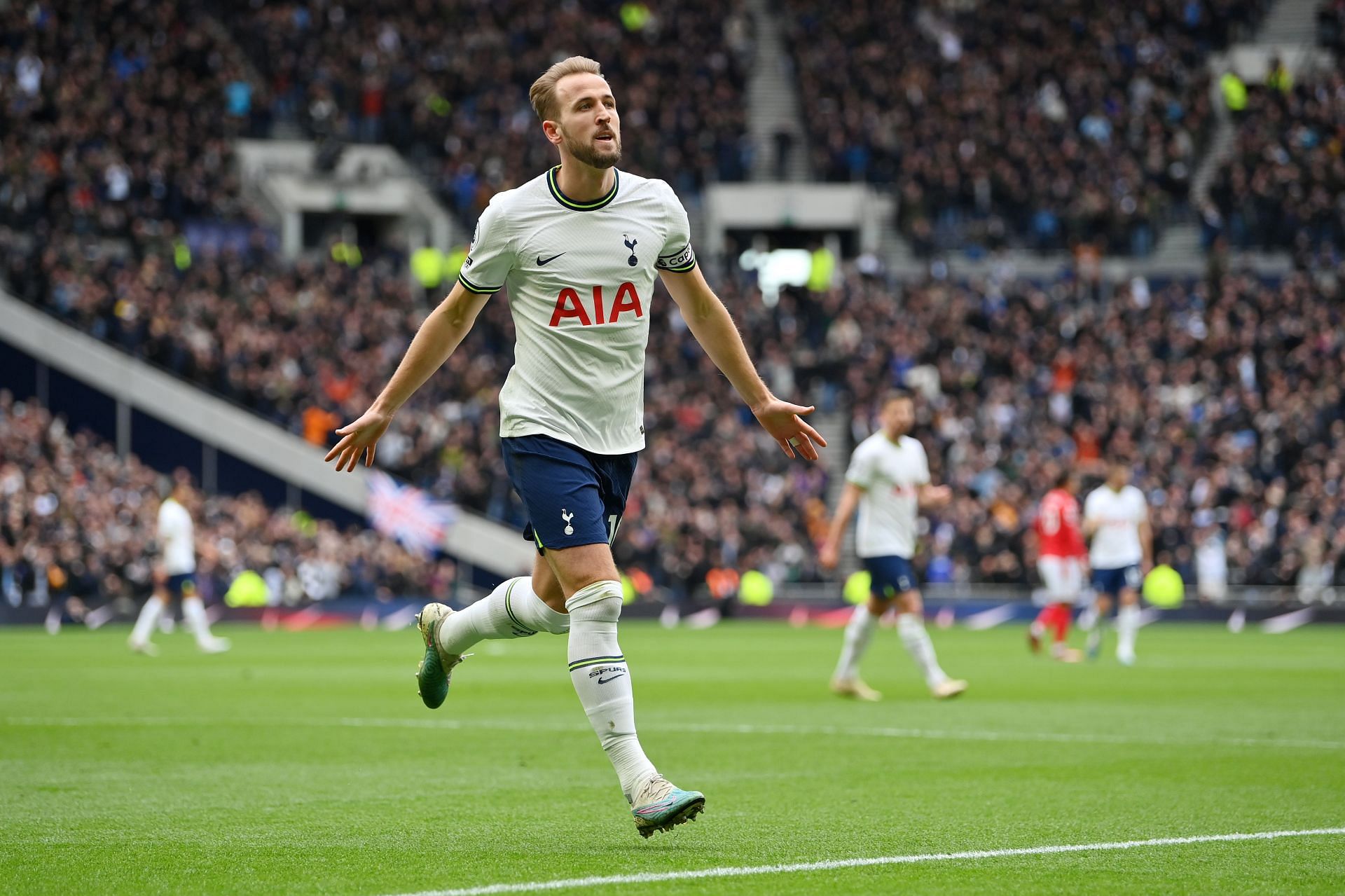 Harry Kane in action for Tottenham Hotspur