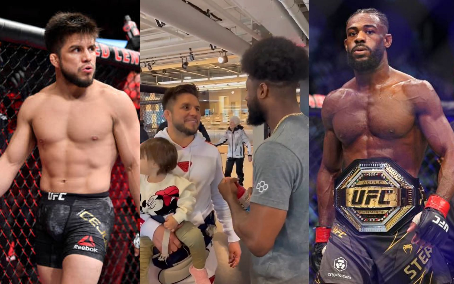 Henry Cejudo and Aljamain Sterling size each other up at UFC PI