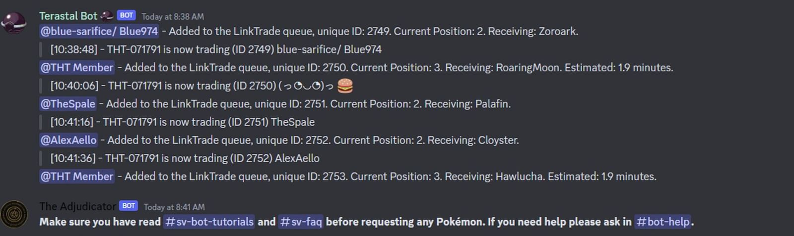 Pokemon Scarlet and Violet Discord bots give players any Pokemon they