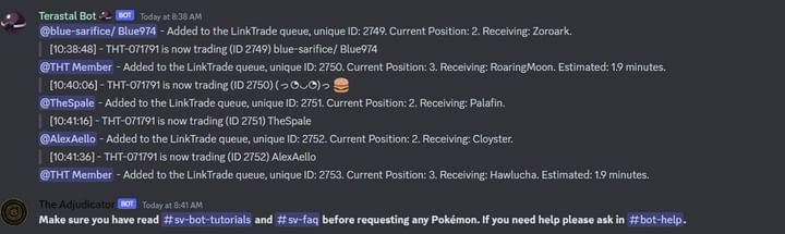 Pokemon Scarlet and Violet Discord bots give players any Pokemon they