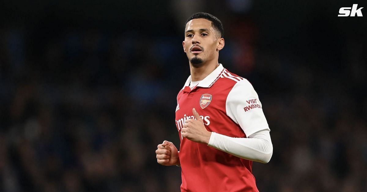 Arsenal star William Saliba made a dressing room admission