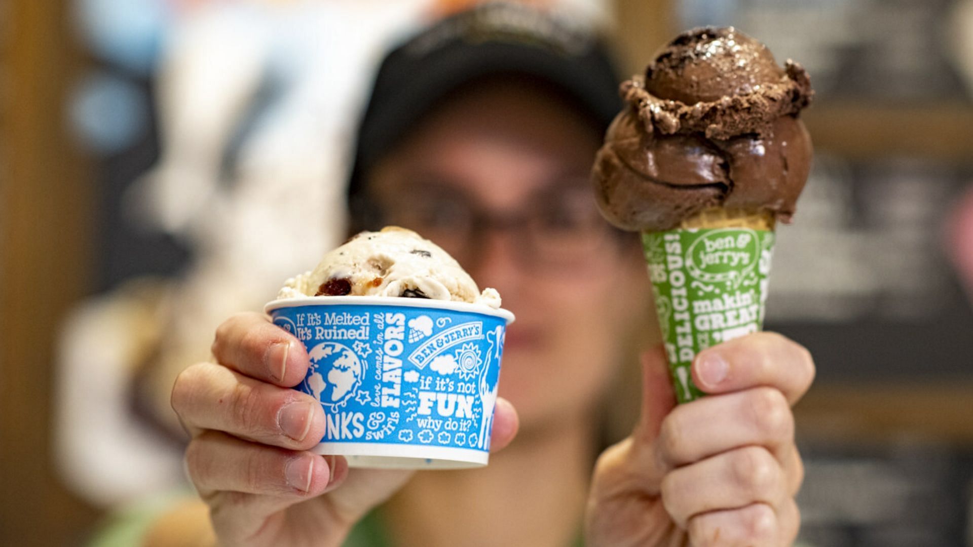 the Free Cone day returns to Ben & Jerry's after a hiatus of four years (Image via Ben & Jerry's)