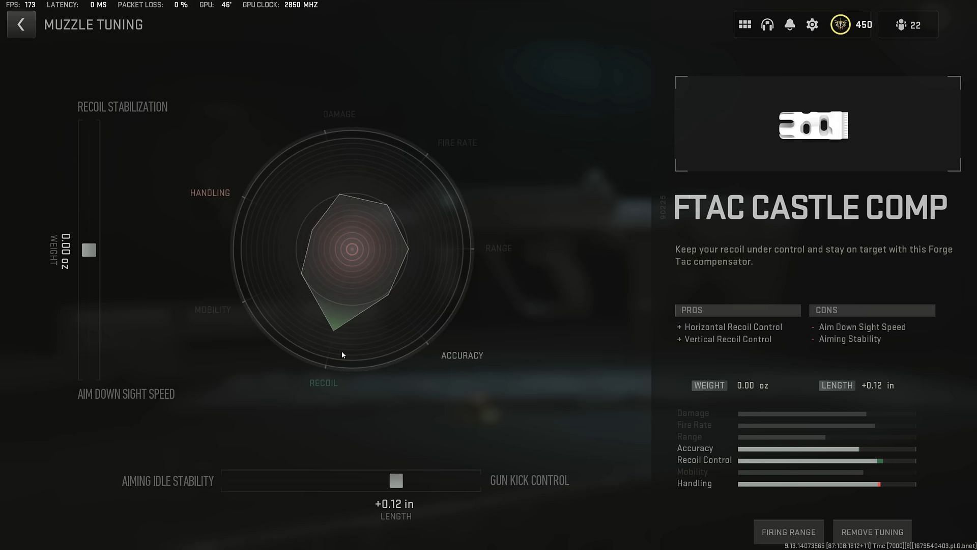 Tuning for FTAC Castle Comp (Image via Activision and YouTube/Metaphor)