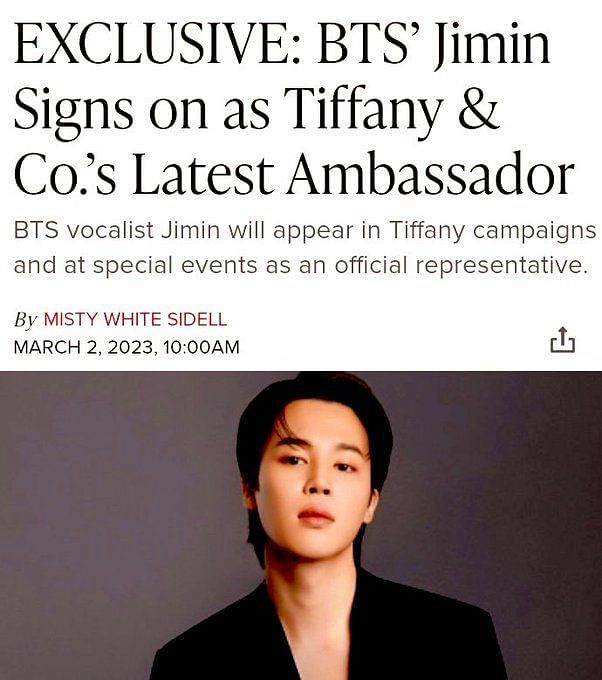 so jimin will be having breakfast with ariana grande?!🙂 Jimin became the  new Brand Ambassador of Tiffiny & Co😭🔥 ''VIBE FT. Jimin is out…