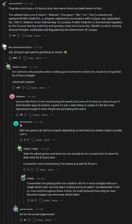 Comments about licensing and Twitch rules (Image via r/LivestreamFail)