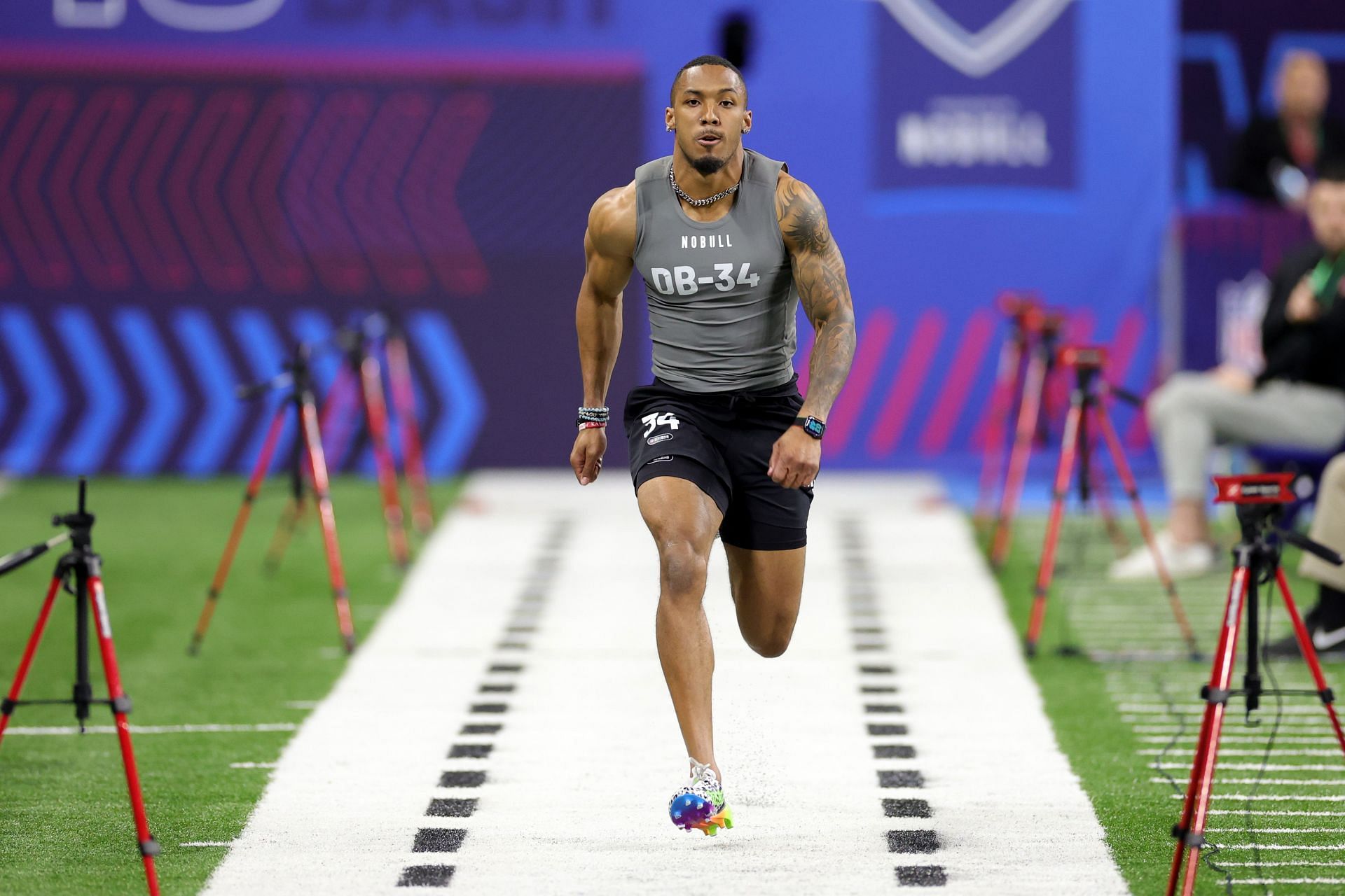 Tom Brady is running a faster 40-yard dash time now then he did back in the  Combine 