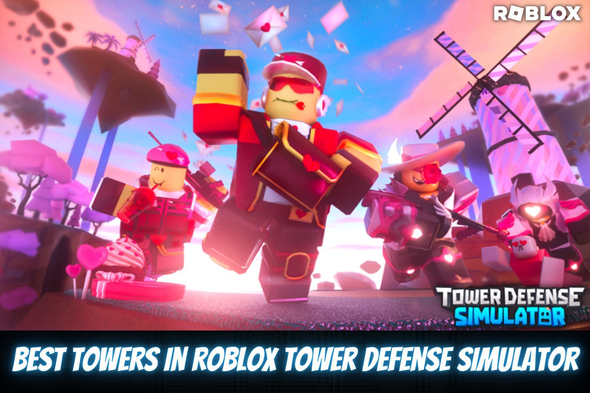 These towers are from a game called Tower Defense Simulator On