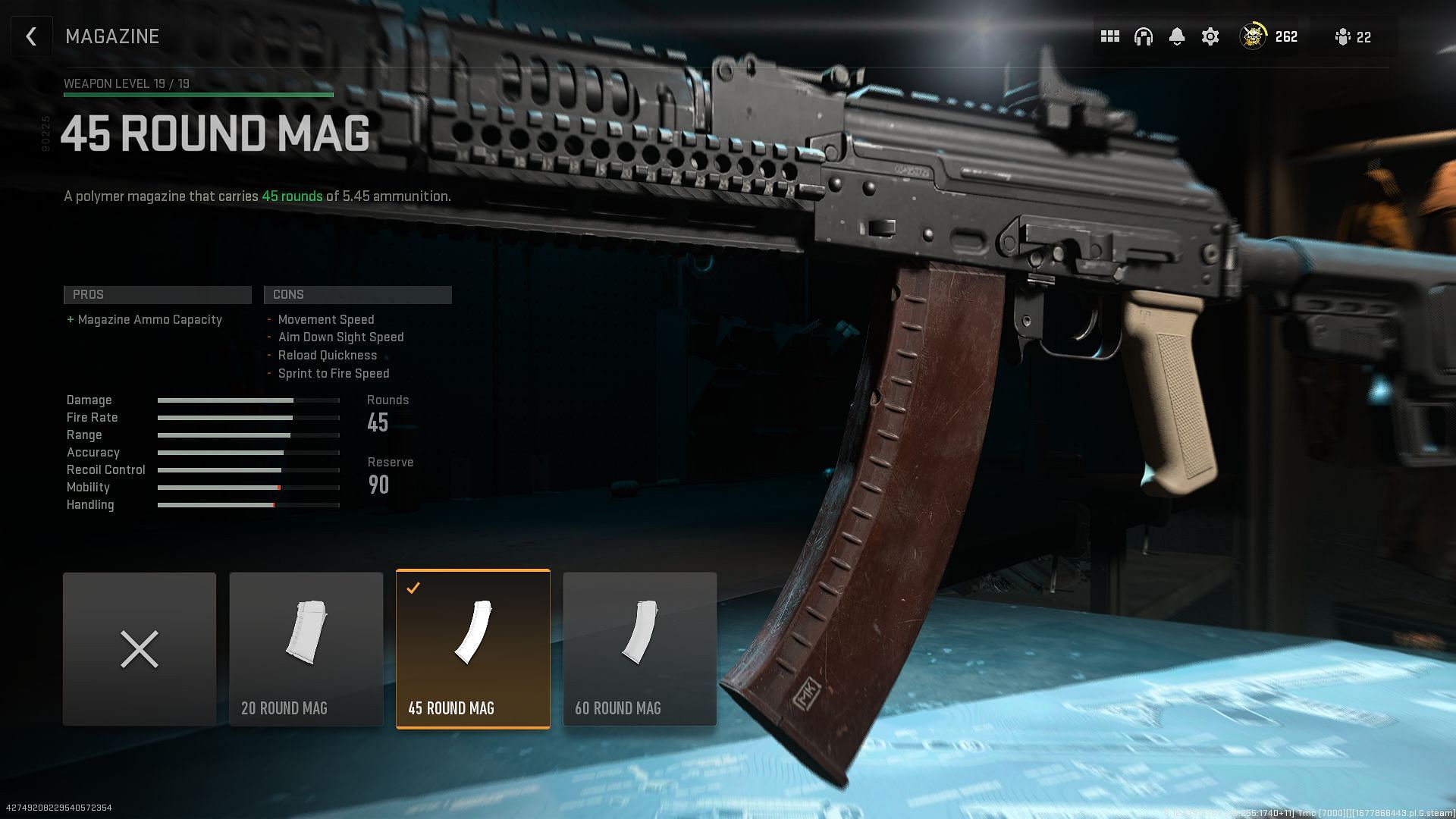 45 Round Mag (Image via Activision)