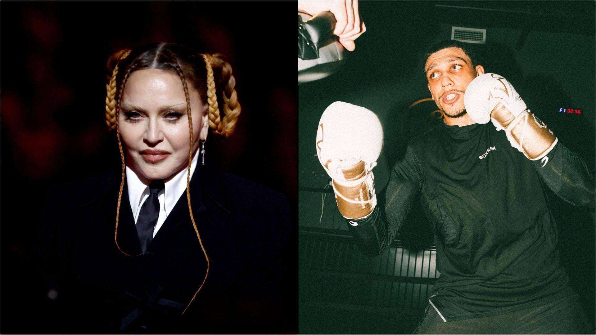Madonna and Josh Popper are reportedly linked to each other (Images via Frazer Harrison/Getty Images and _joshpopper/Instagram)
