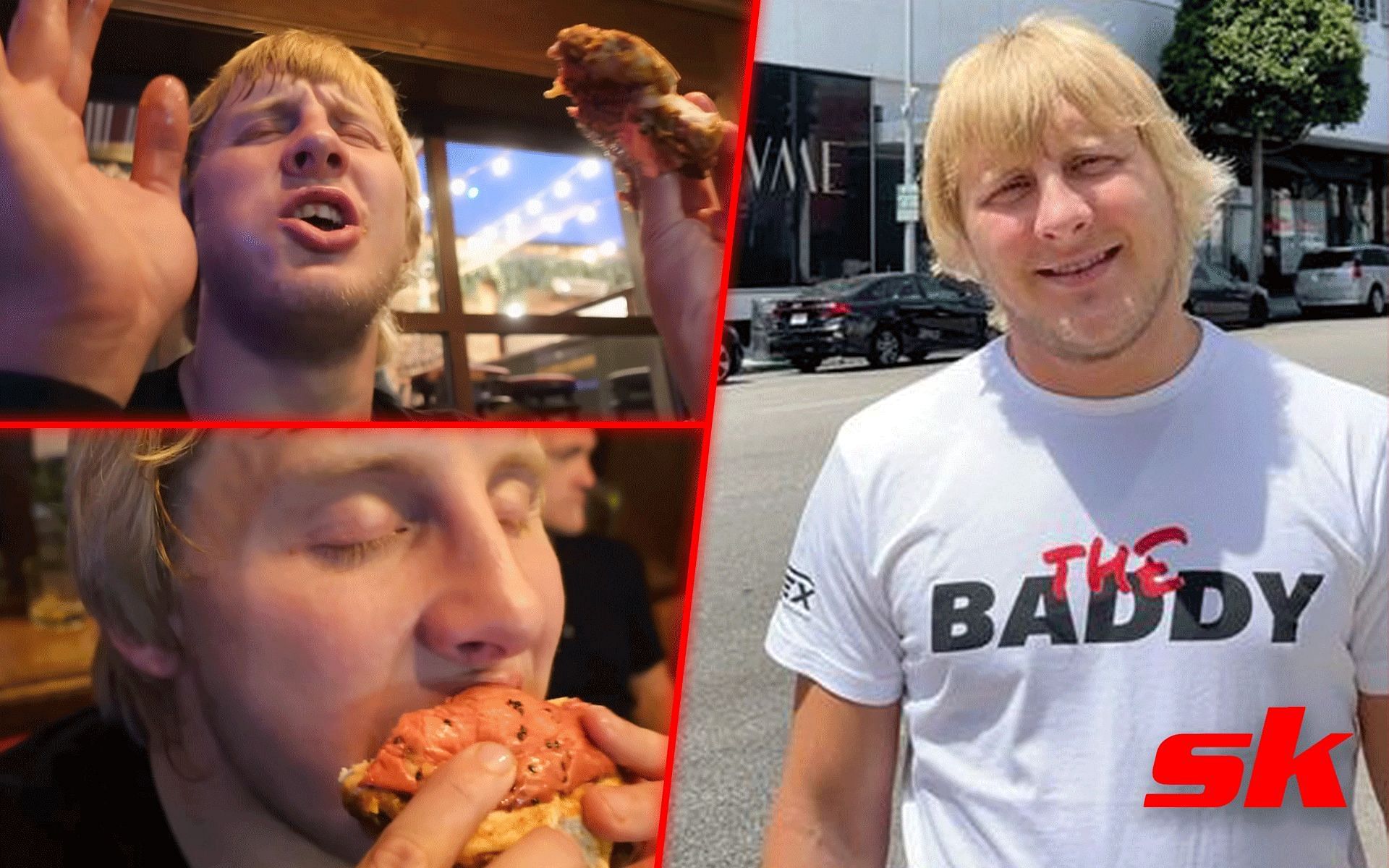Paddy Pimblett becomes fat in between fights [Image courtesy: Paddy the Baddy on YouTube, @theufcbaddy on Instagram]
