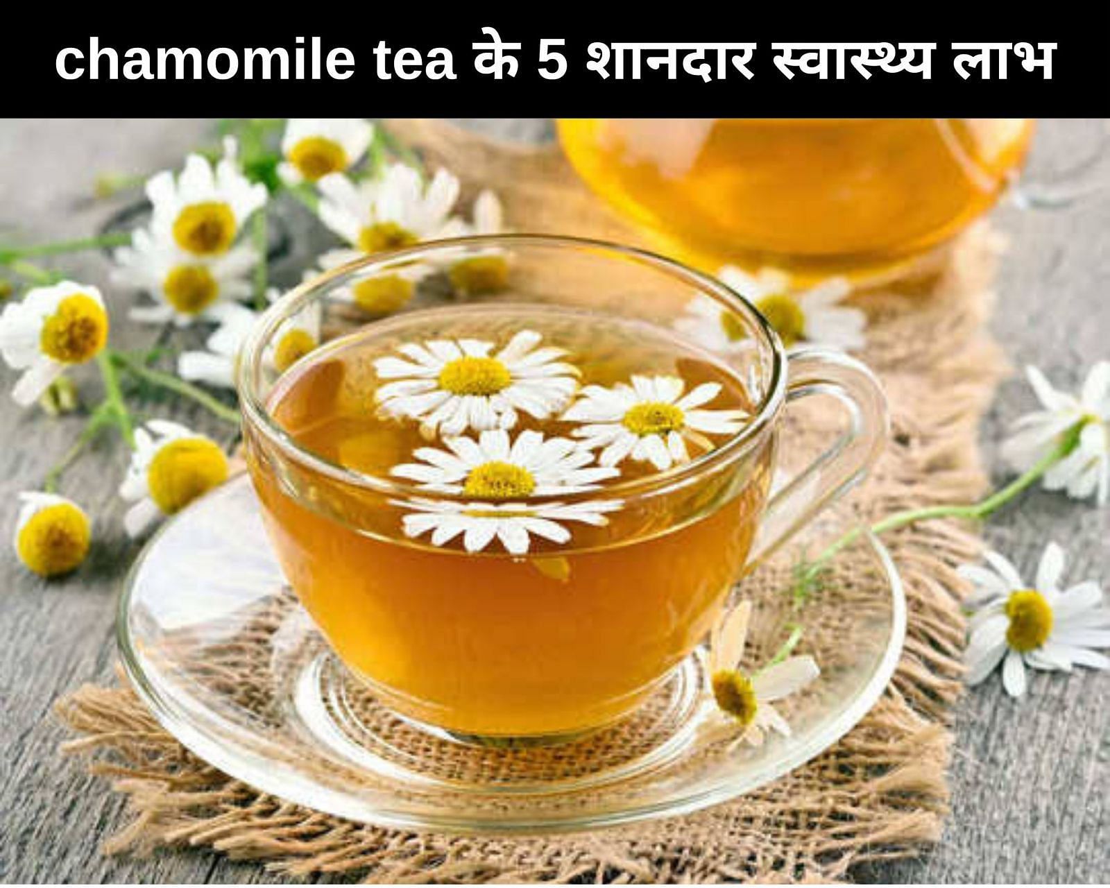 chamomile tea के 5 शानदार स्वास्थ्य लाभ (फोटो - sportskeedaहिन्दी)