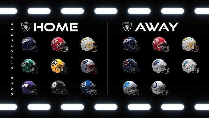 Las Vegas Raiders opponents announced for 2023 season