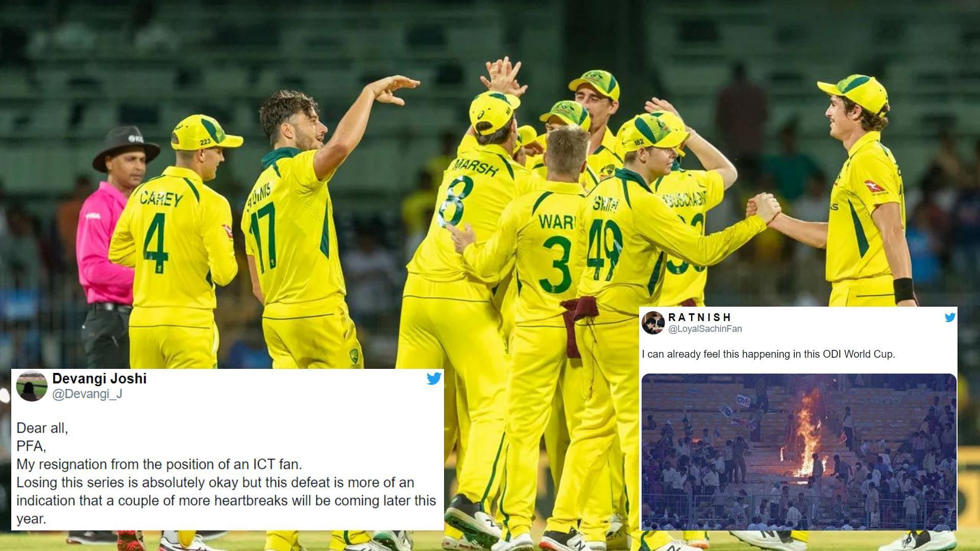 Australia won the last two ODIs to clinch the series 2-1 (P.C.:BCCI)
