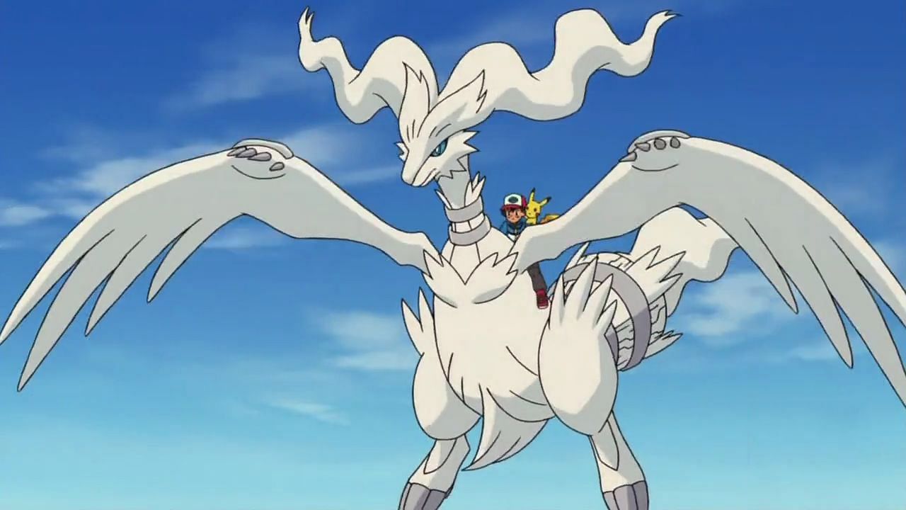 Reshiram as it appears in the anime (Image via The Pokemon Company)
