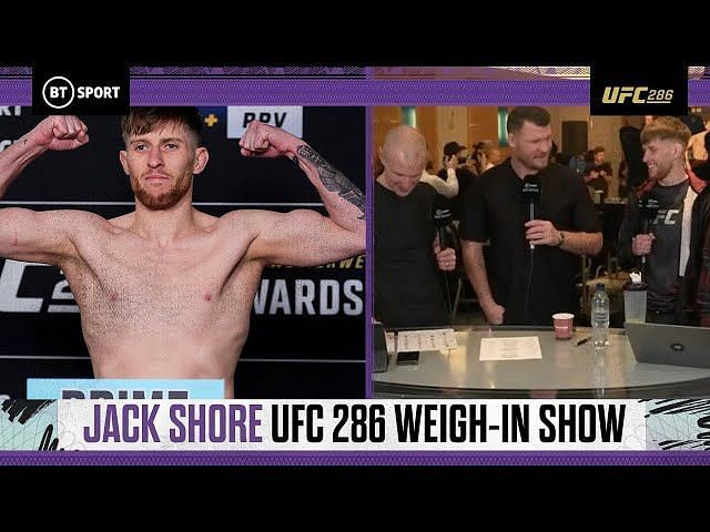 Jack Shore vs Makwan Amirkhani: Height, weight and reach comparison