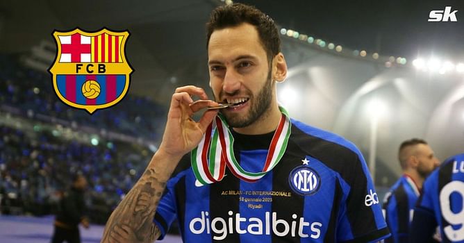 "He's at Barca, but he knows Inter are at the same level" - Hakan Calhanoglu says he is in 'contact' with Barcelona star amid transfer links