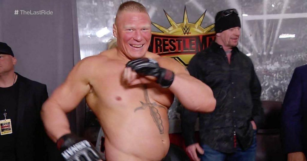WWE Superstars Brock Lesnar and The Undertaker