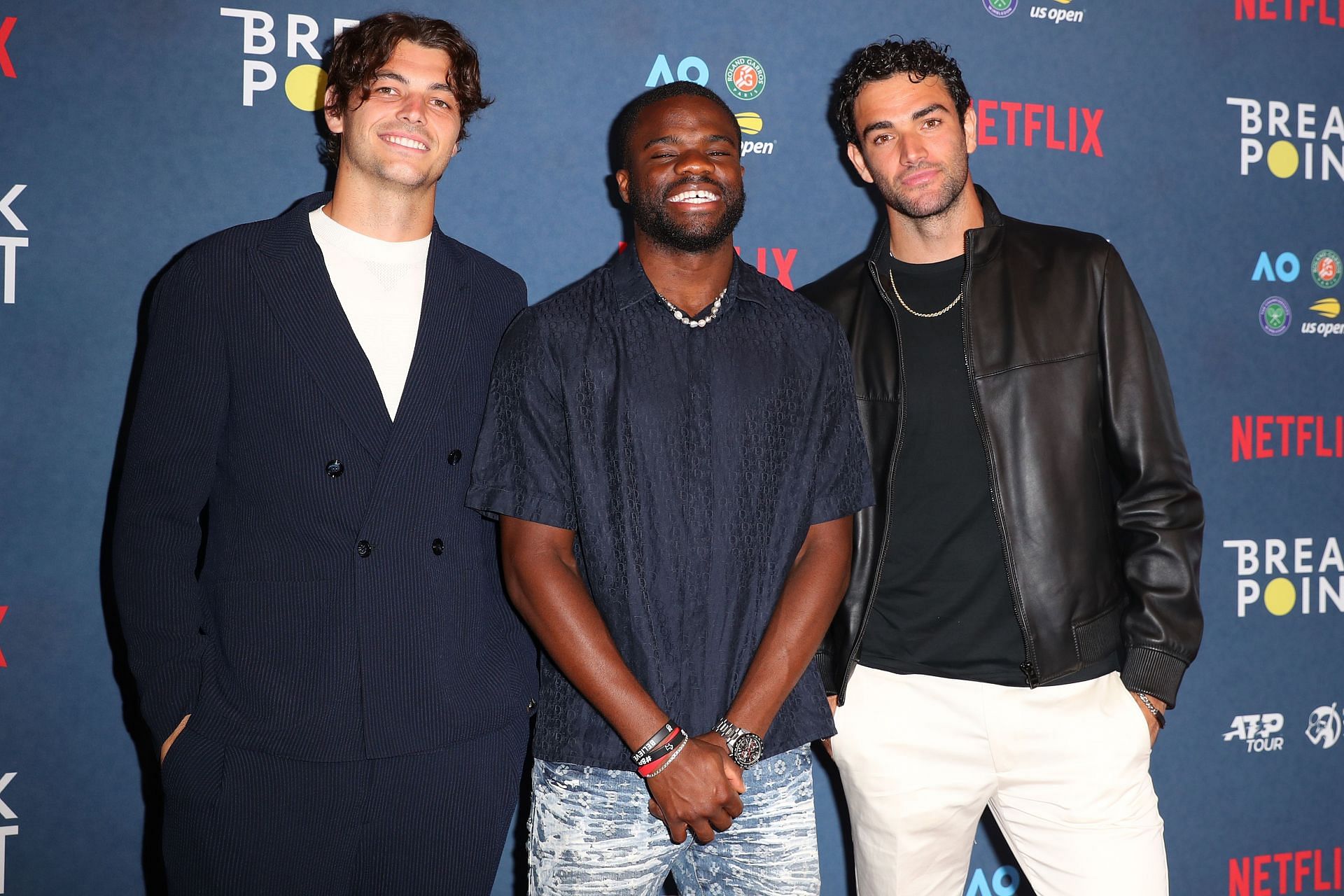 Fritz, Tiafoe and Berrettini at the Break Point premier